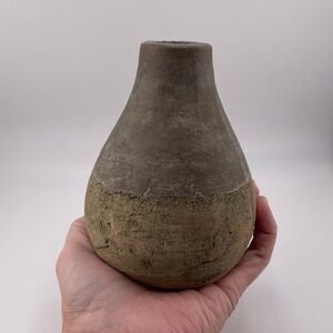 Ceramic Bud Vase Rustic Great For Dry Flowers  5” Foreside Home And Garden